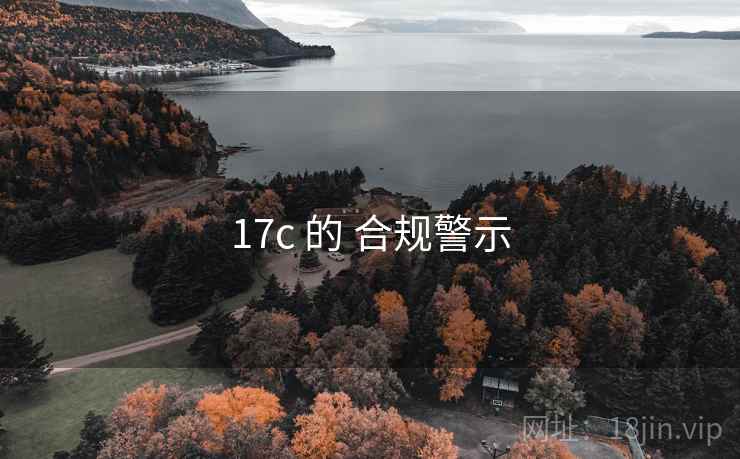 17c 的 合规警示 17c 的 合规警示