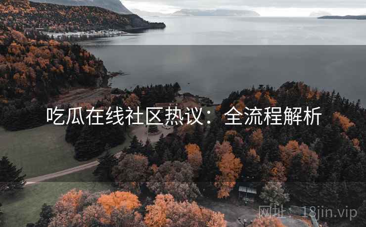 吃瓜在线社区热议：全流程解析