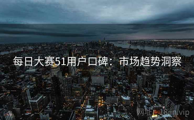 每日大赛51用户口碑：市场趋势洞察